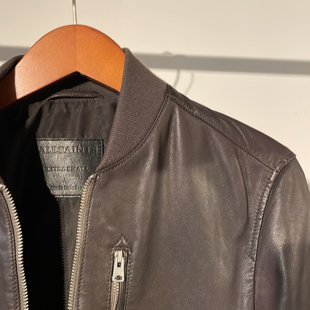 All Saints leather jacket